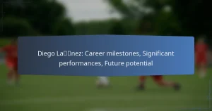 Diego Laínez: Career milestones, Significant performances, Future potential