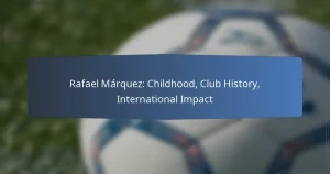 Rafael Márquez: Childhood, Club History, International Impact